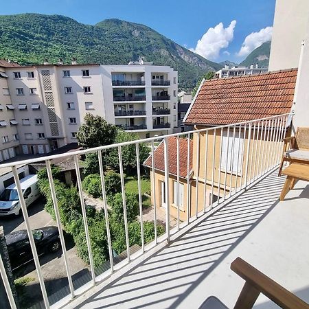 #Dd L'Ecrin Studio Ile Verte Balcony Гренобль Екстер'єр фото